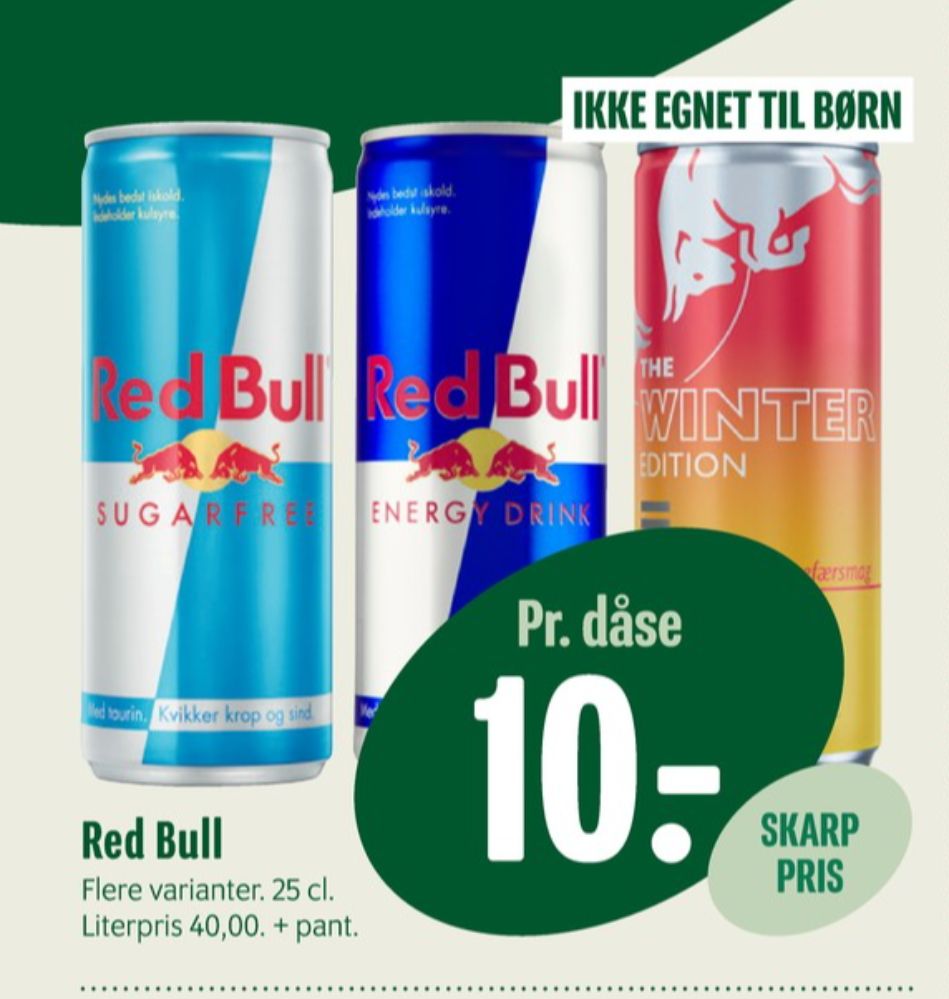 Red Bull Energy, Energidrik