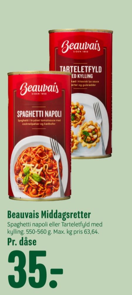Beauvais, Spaghetti Napoli