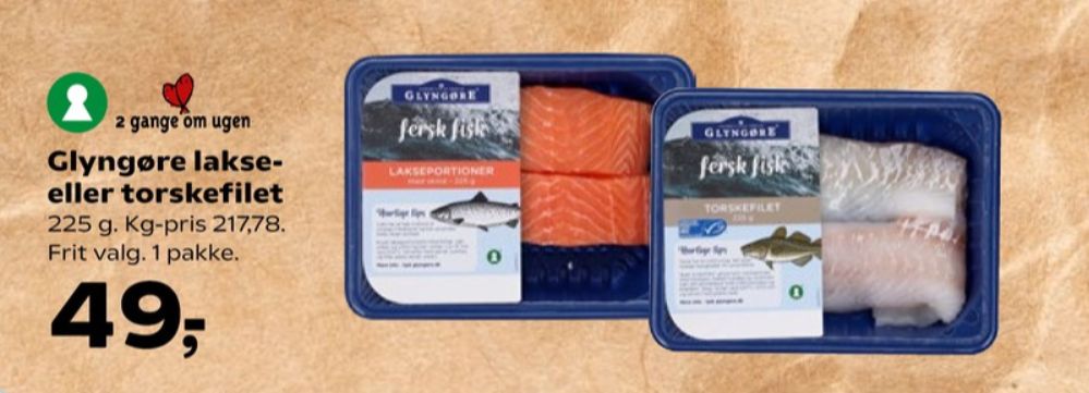 Glyngøre, Lakseportioner
