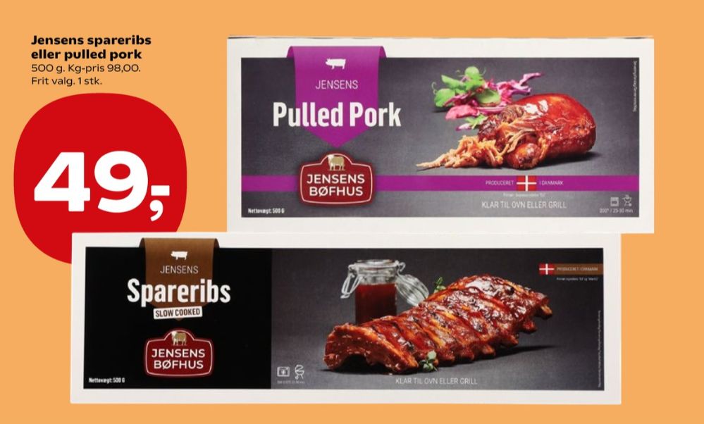 Jensens, Spareribs