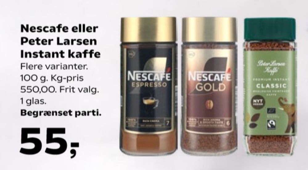 Nescafe Gold, Instant Kaffe