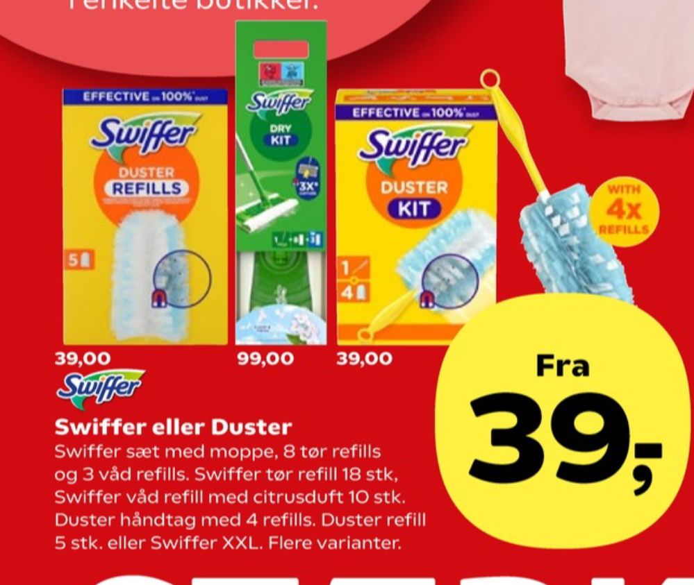 Swiffer, Klude