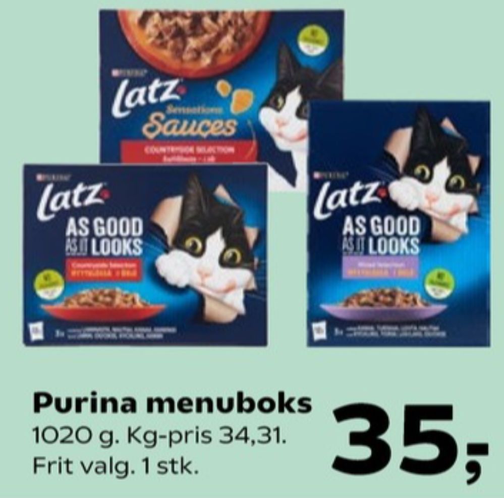 Purina Latz, Kattefoder