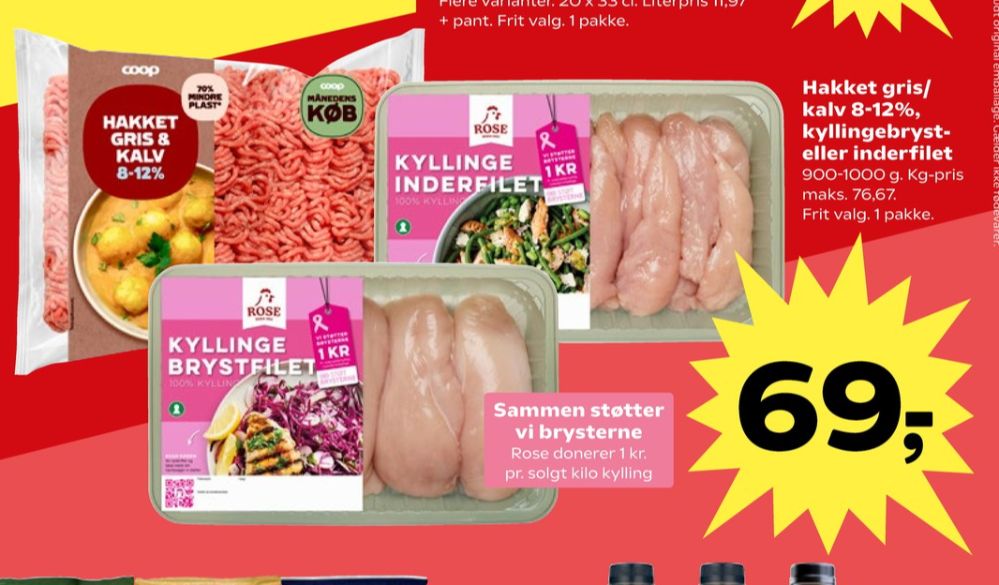 Rose, Kyllingebrystfilet
