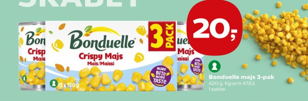 Bonduelle, Majs