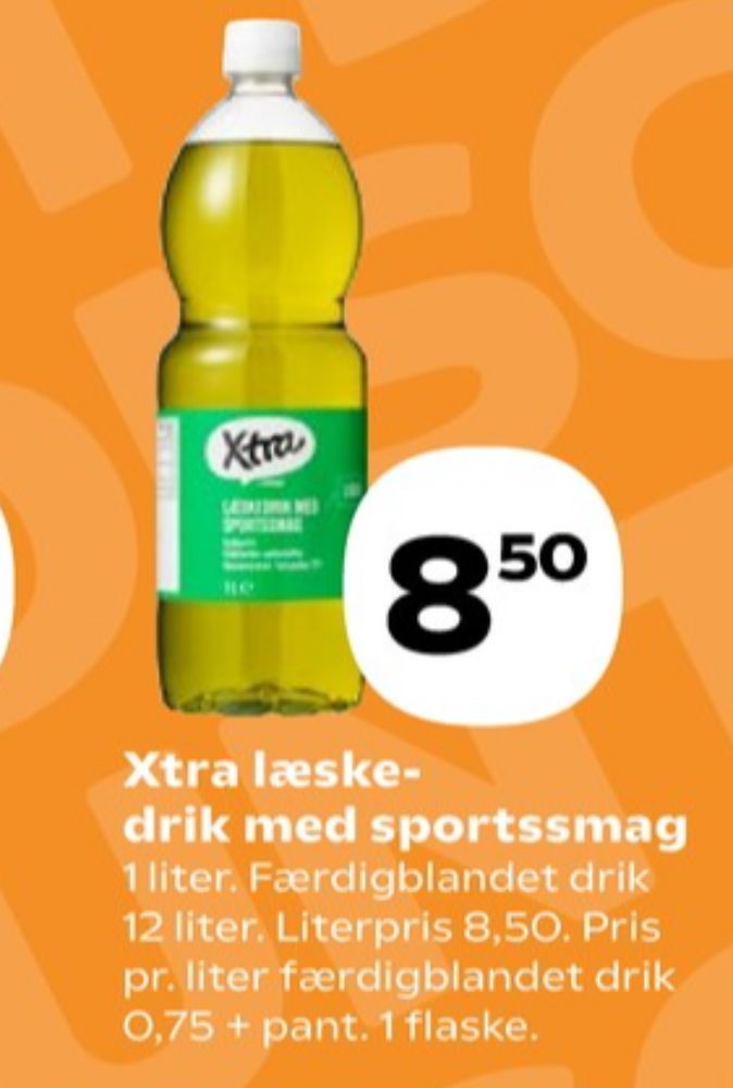 Xtra, Sportssmag Læskedrik 