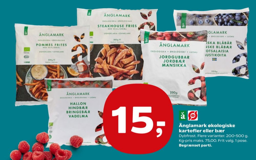 Änglamark, Pommes frites med skræl