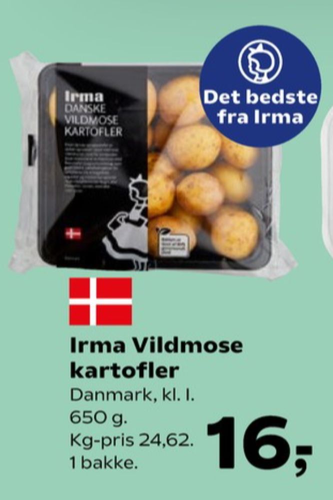 Irmas, Kartofler