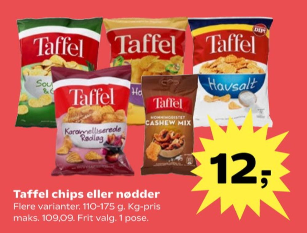 Taffel, Havsalt Chips