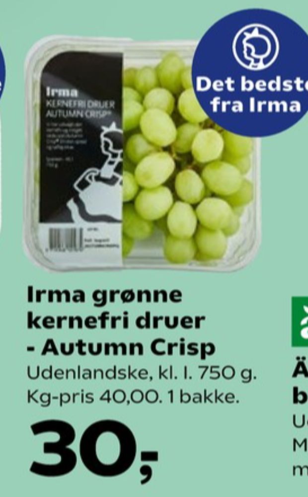 Irmas, Vindruer