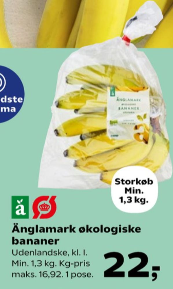 Änglamark, Bananer