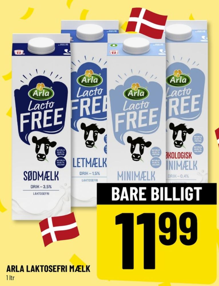 Arla Lacto FREE, Sødmælk