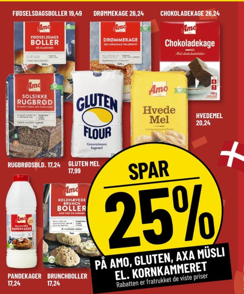 Amo, Chokoladekageblanding