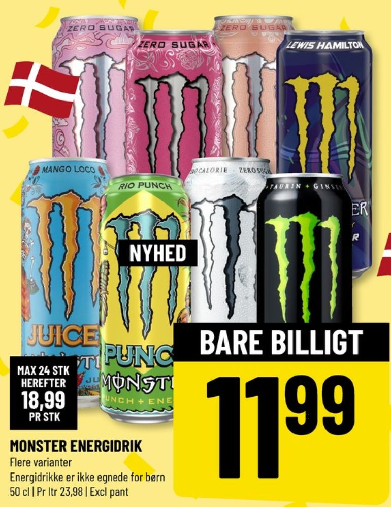 Monster Ultra Rosa, Energidrik