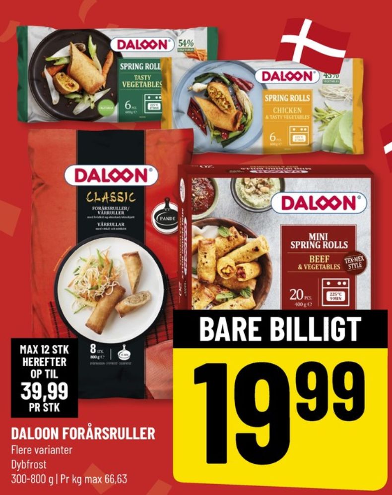 Daloon, Forårsruller