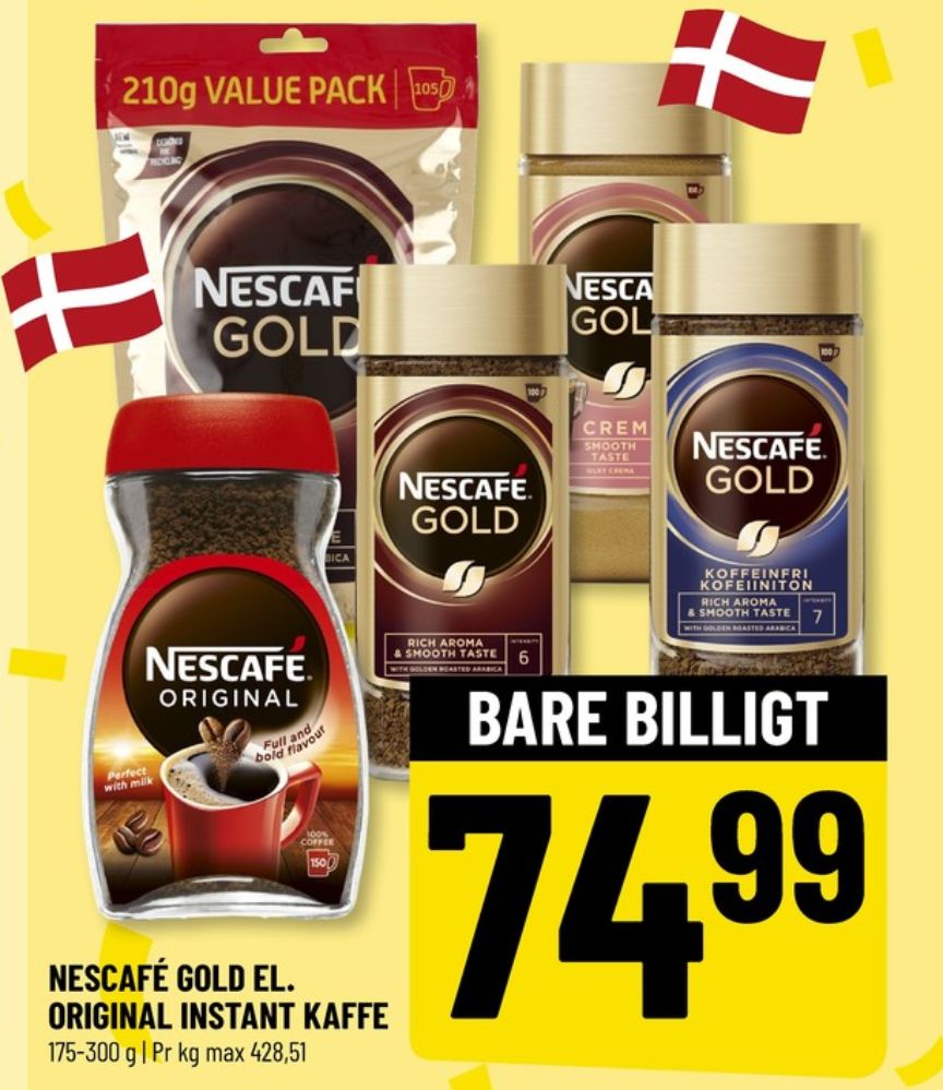 Nescafe Original, Instant Kaffe