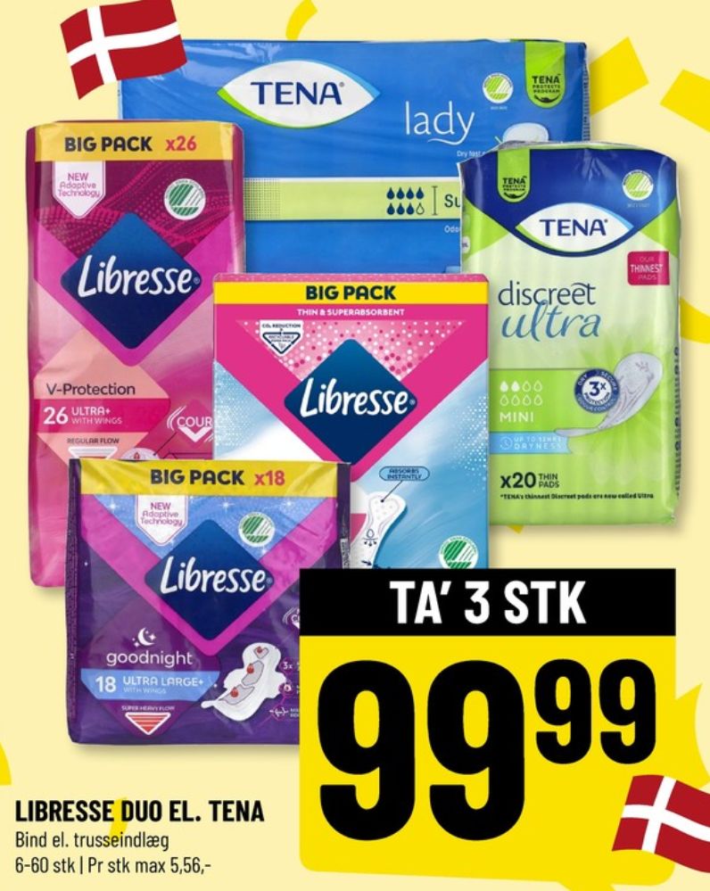 Libresse, Trusseindlæg