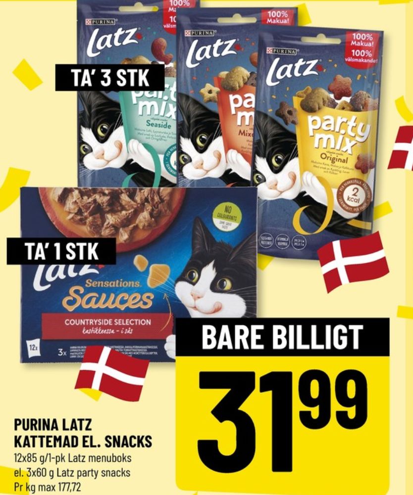 Purina Latz, Kattefoder