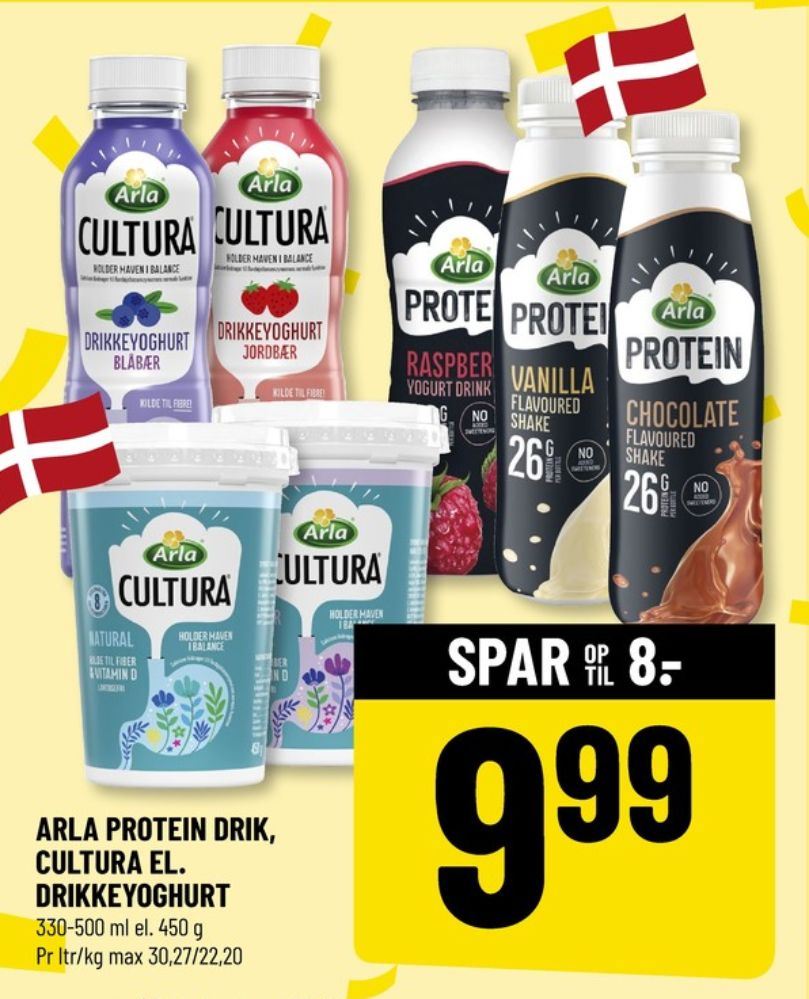 Cultura, Drikkeyoghurt Jordbær