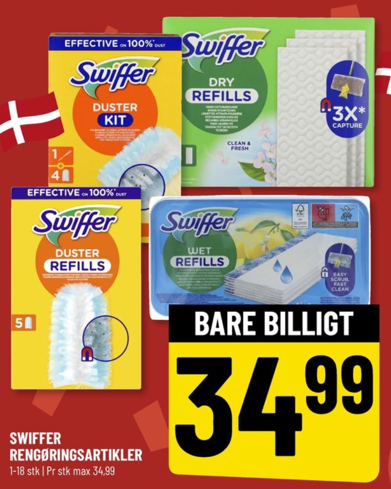 Swiffer, Klude