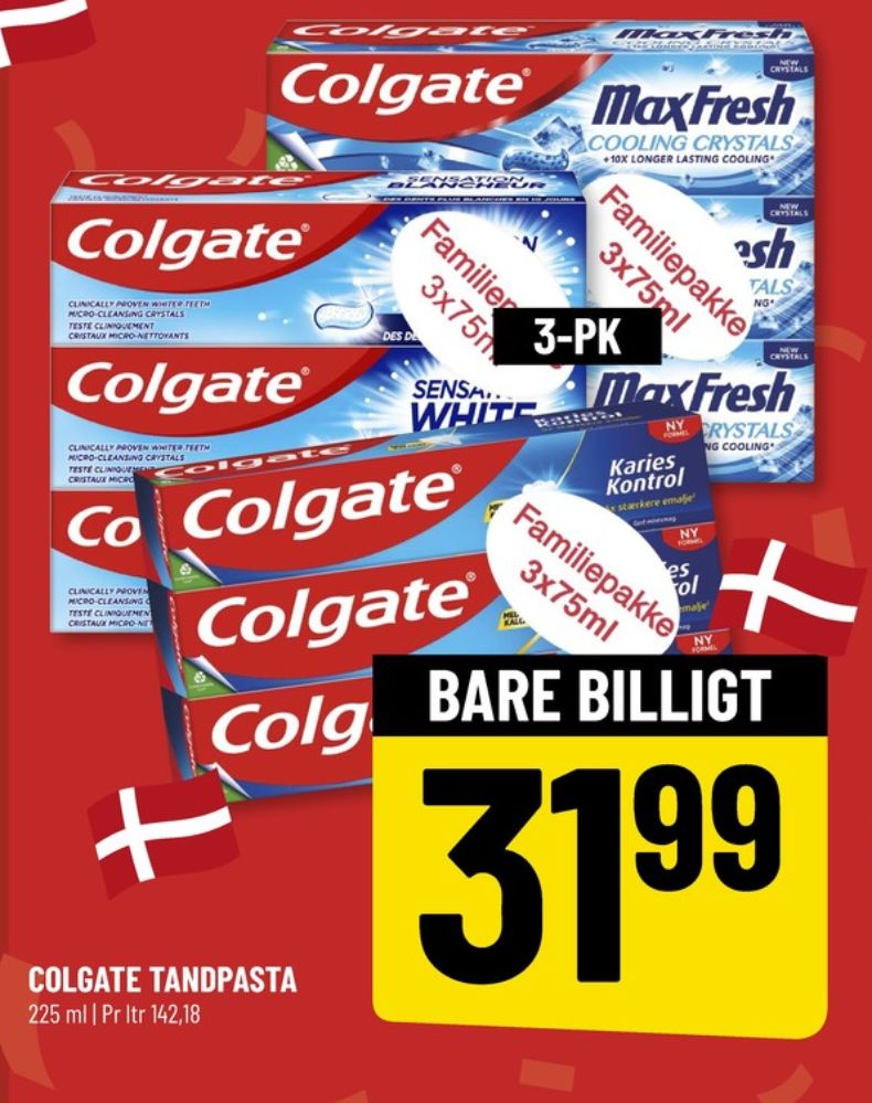 Colgate, Tandpasta