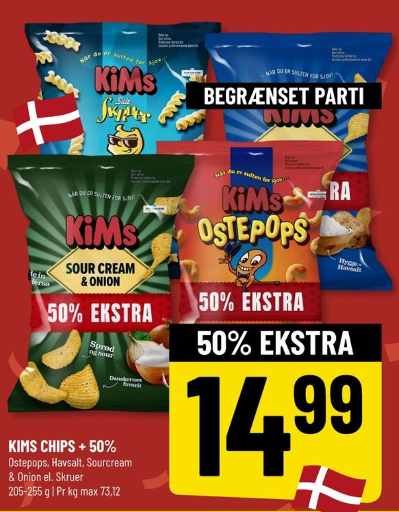 Kims, Sour Cream & Onion Chips