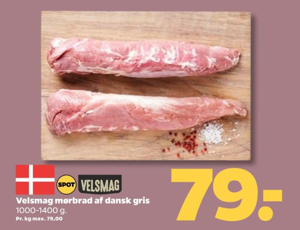 Velsmag, Grisemørbrad