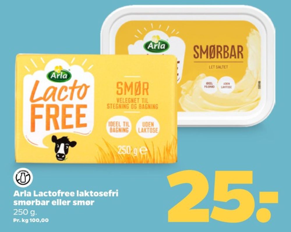 Arla Lacto FREE, Smørbar
