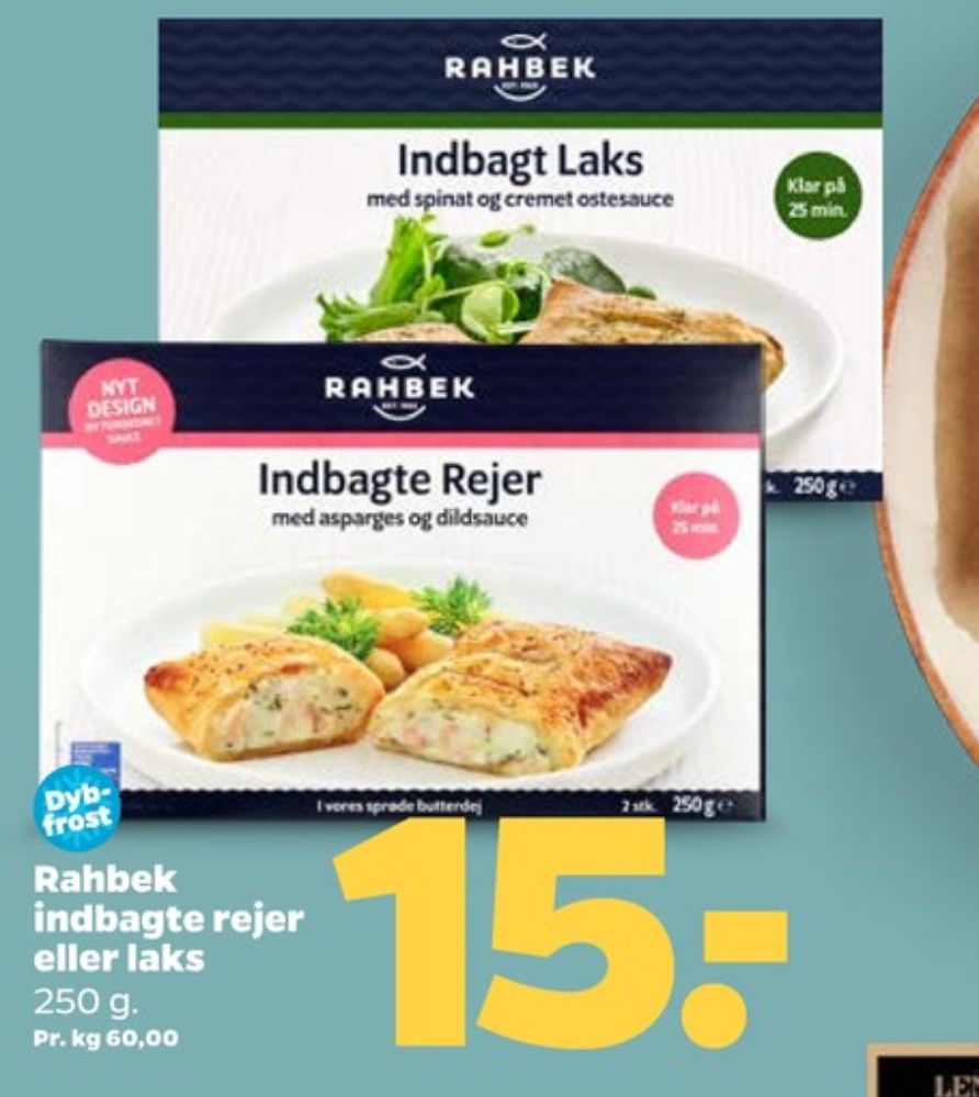 Rahbek, Indbagte Rejer med Asparges og Dildsauce