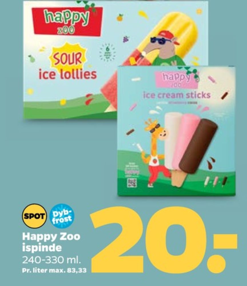 Happy Zoo, Sour Ice Lollies Ispinde