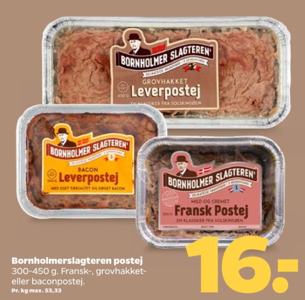 Bornholmer Slagteren Fransk, Leverpostej