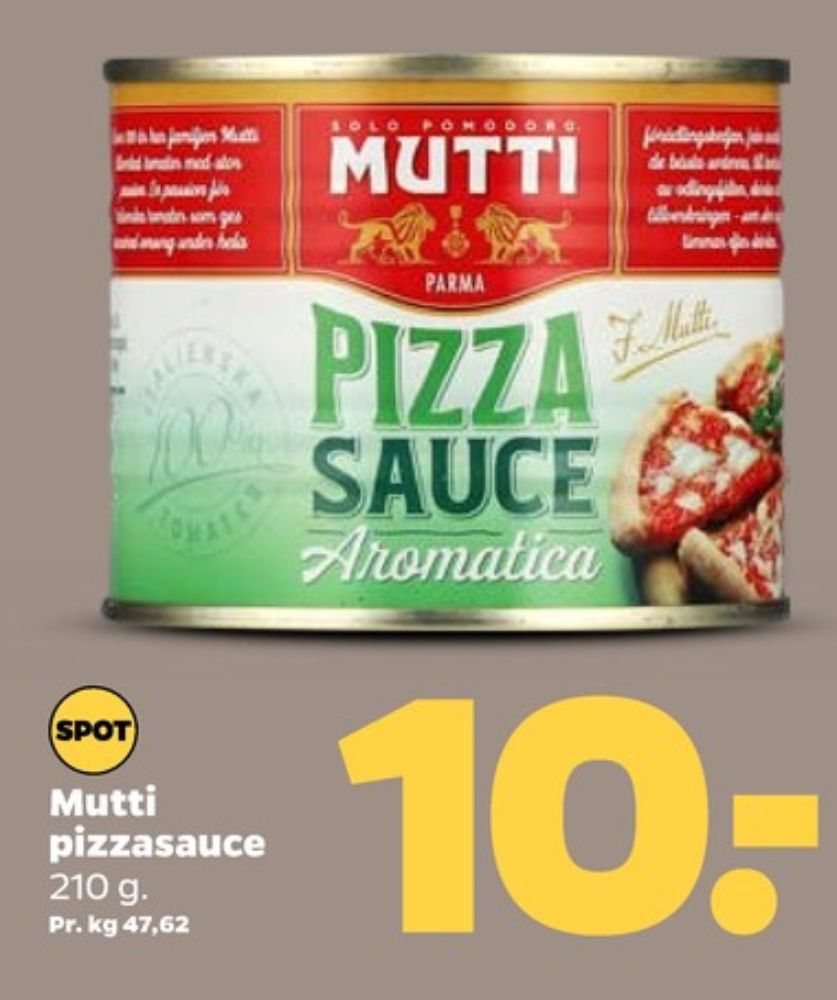 Mutti, Pizzasauce Aromatica