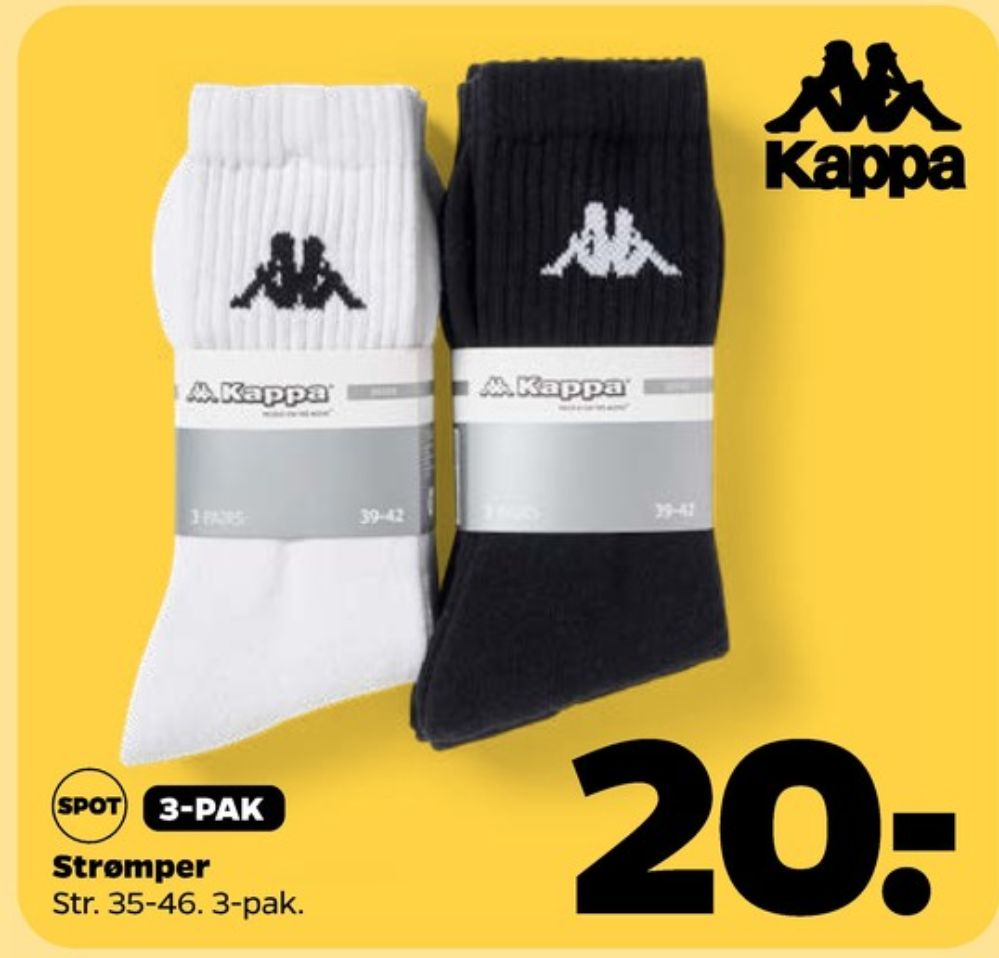 Kappa, Strømper