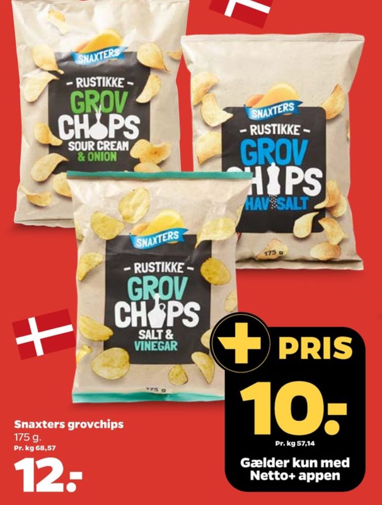 Snaxters, Havsalt Grov Chips