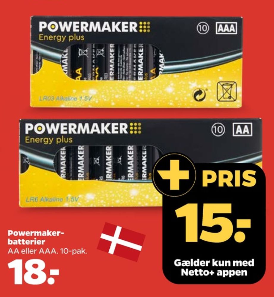 Powermaker, Batterier