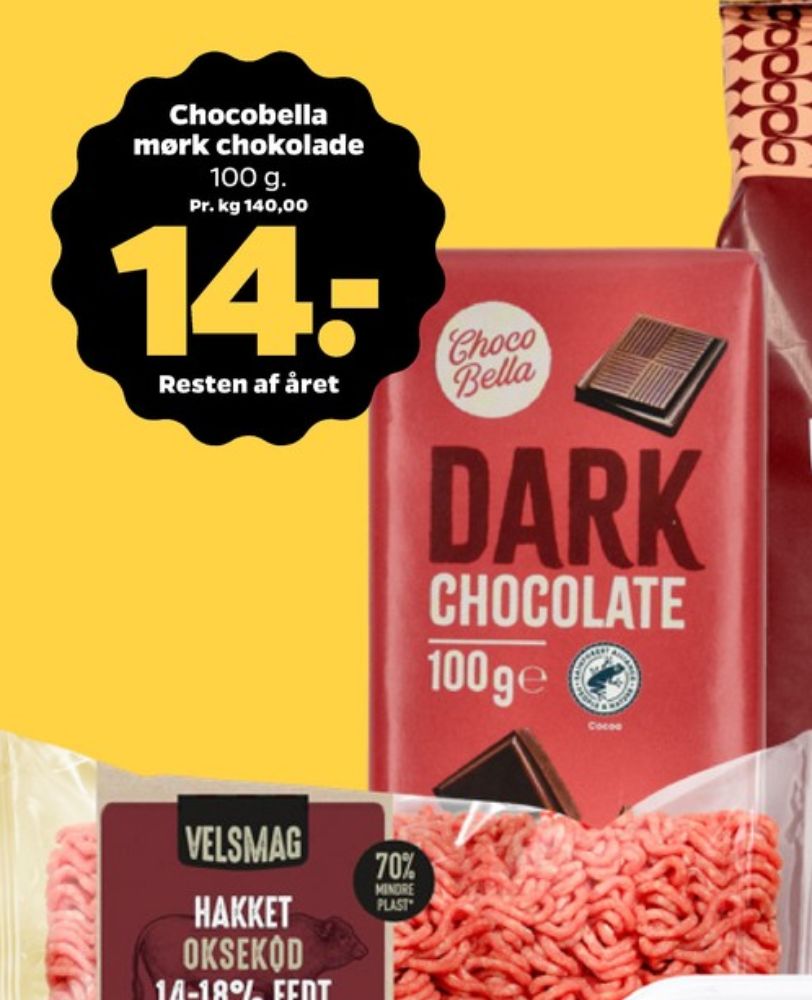 Choco Bella, Chokoladeplade Mørk