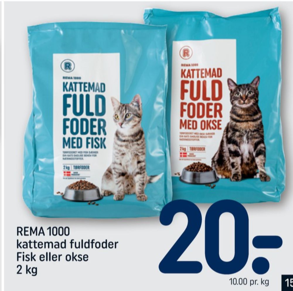 Rema 1000, Kattefoder