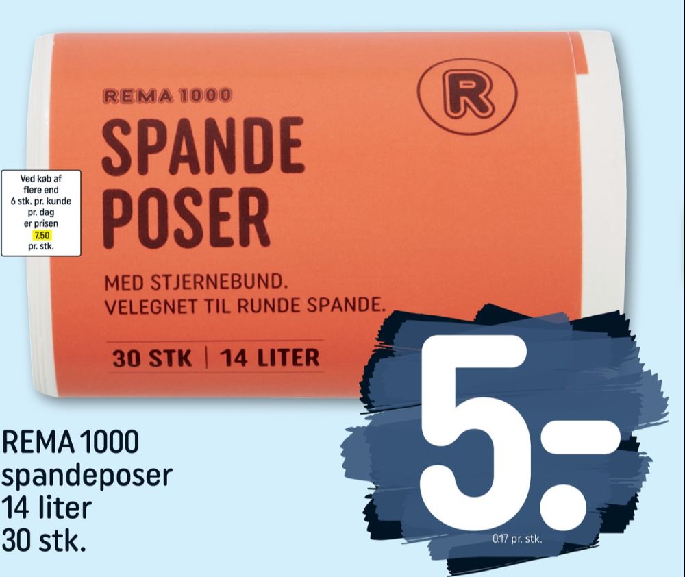 Rema 1000, Affaldsposer