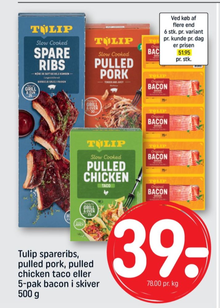 Tulip, Baconskiver