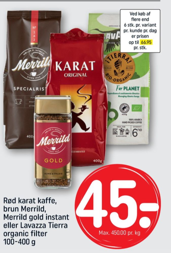 Merrild Gold, Instant Kaffe