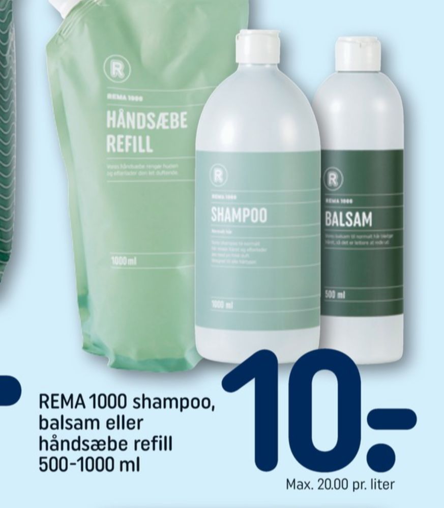 Rema 1000, Flydende sæbe
