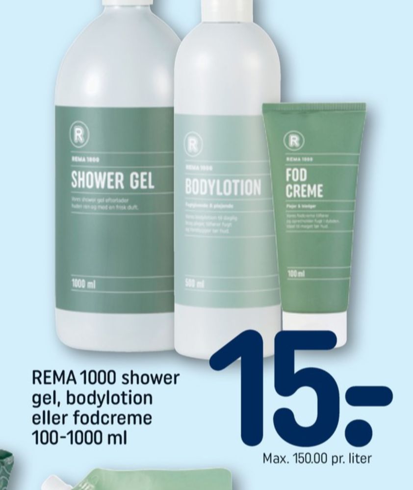 Rema 1000, Bodyshampoo