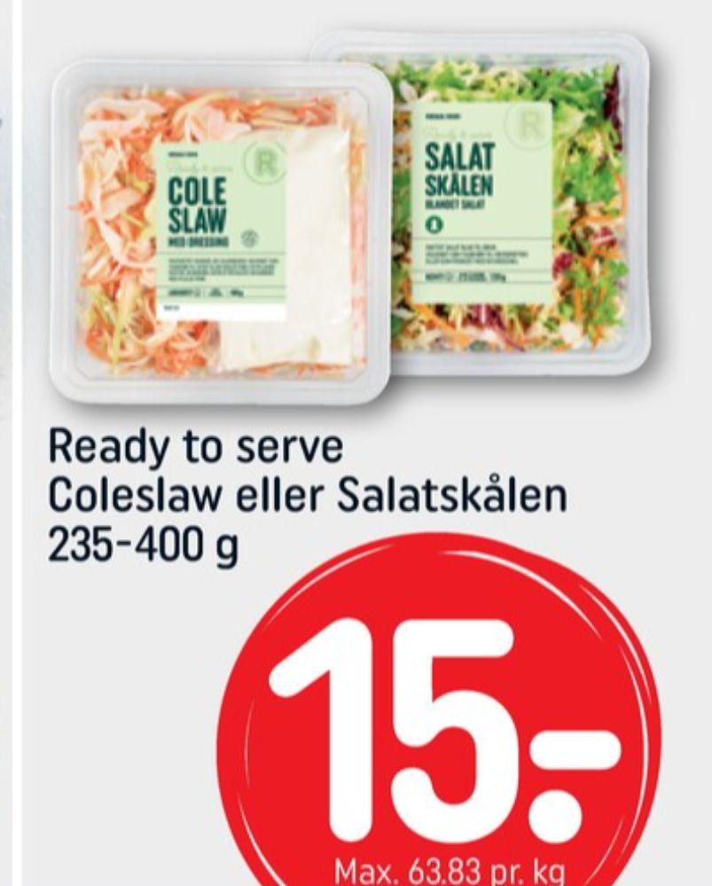 Rema 1000, Coleslaw
