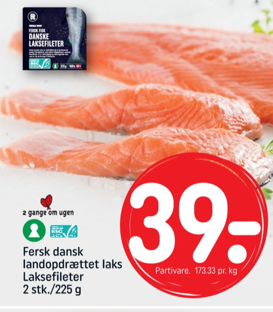 Rema 1000, Laksefilet
