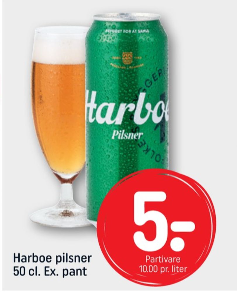 Harboe Pilsner, Øl