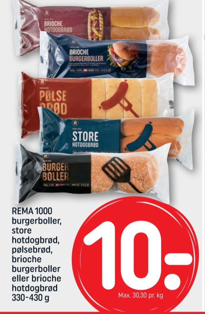 Rema 1000, Brioche Hotdogbrød