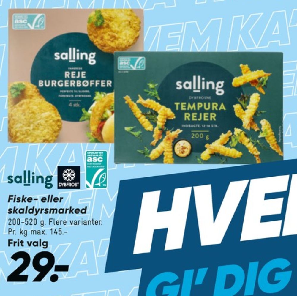 Salling, Rejeburgerbøffer