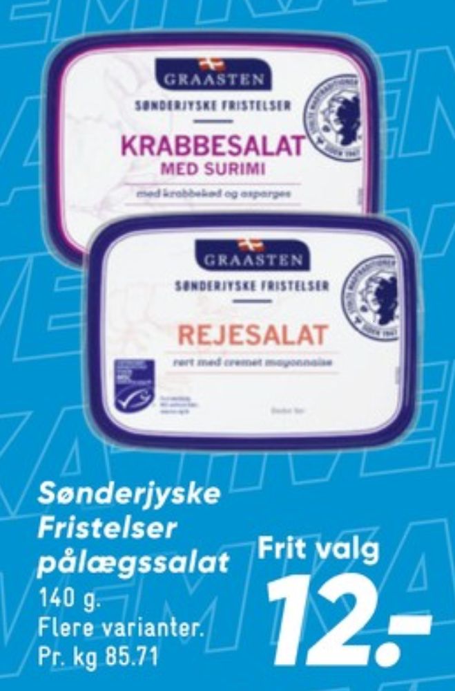 Graasten Sønderjyske Fristelser, Krabbesalat med Surimi
