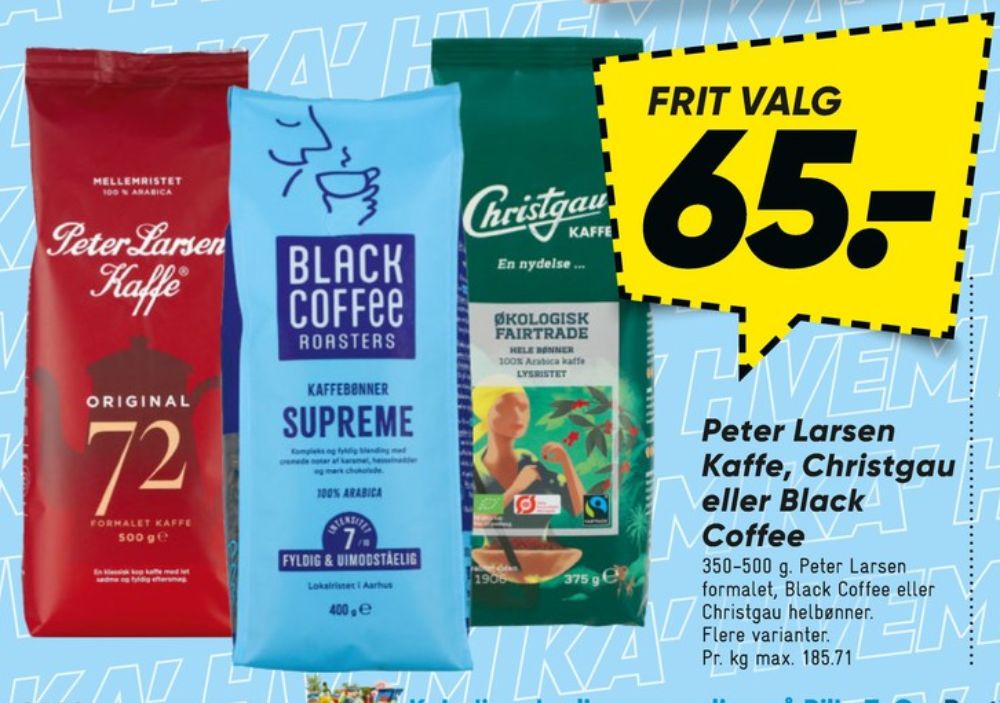Black Coffee Supreme, Kaffebønner