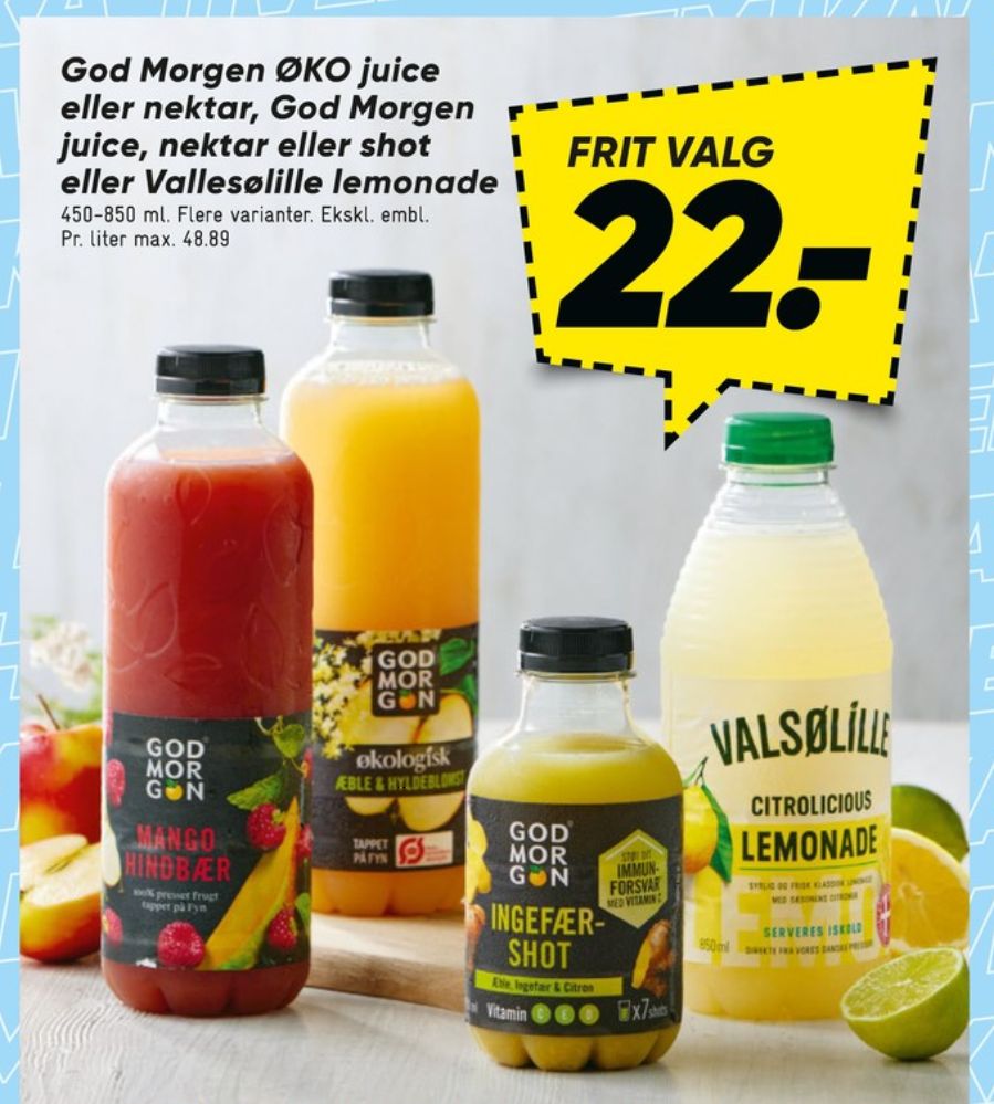 GodMorgen, Mango Hindbær Juice